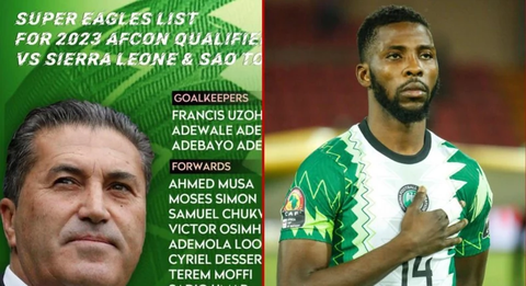 5 big omissions from Jose Peseiro’s first Super Eagles squad list