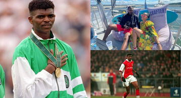 Super Eagles legend Nwankwo Kanu turns 46 [Photos]