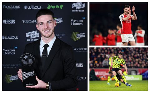 Declan Rice grabs London Football Premier League Player of the Year award