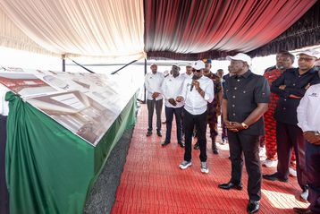President Ruto officially launches groundbreaking of Talanta Sports City