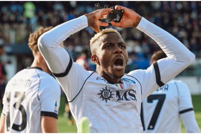 Napoli's hattrick hero, Victor Osimhen.