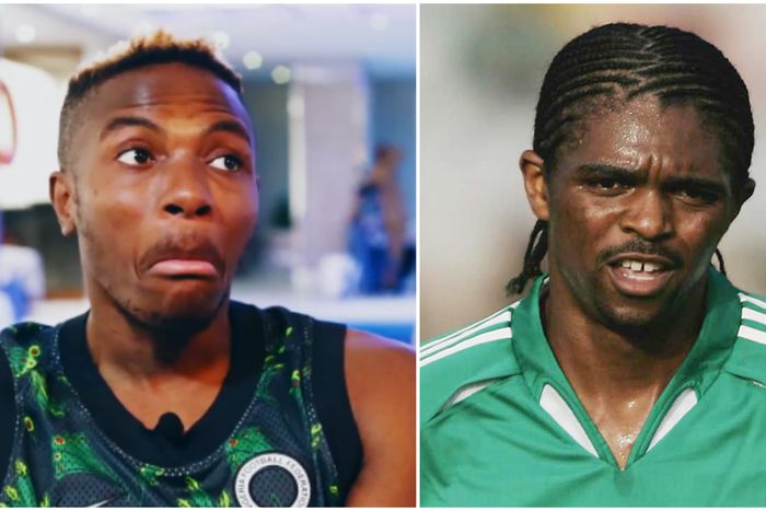 Osimhen snubs Nwankwo Kanu in his ultimate team.