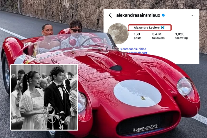 Alexandra Saint Mleux makes BIG change after marrying Charles Leclerc