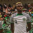 Osimhen and Chukwueze in Nigeria's colours