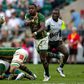 HSBC London Sevens Mfundo Ndhlovu of South Africa 7s during the Pool B match between South Africa 7s and Kenya 7s.