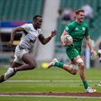 HSBC London Sevens Jack Kelly of Ireland 7s during the Pool B match between Ireland 7s and Kenya 7s