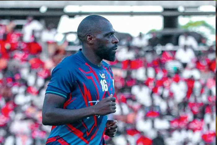 Harambee Stars defender Joash Onyango in action for Simba SC.