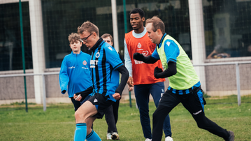 Super Eagles star coaches the disabled in Belgium