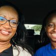 Rally driver Maxine Wahome and her mother leaves Lang'ata Women's Prison.