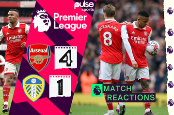Reactions as Gabriel Jesus shines in Arsenal's 4-1 win against Leeds United as Gunner march on in title race