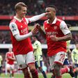 Gabriel Jesus celebrates his goal against Leeds