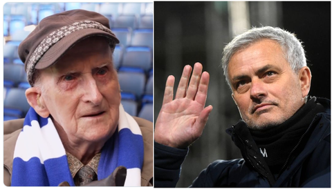 (WATCH): Jose Mourinho sends special message to lifelong Chelsea fan on his 100th birthday