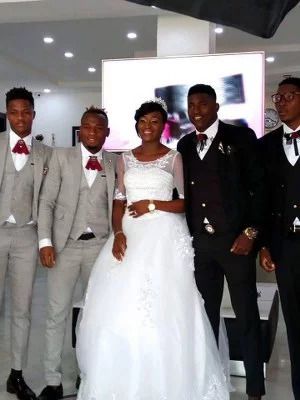 Taiwo Awoniyi finally gets married to his highschool crush in 2018 || X