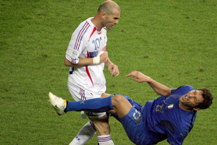 Zidane headbutted Marco Materazzi 2006 World Cup || Image credit: Imago