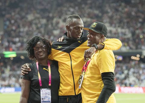 Usain Bolt makes solemn promise to his mum Jennifer after laying his dad to rest