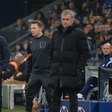 FC Schalke 04 - Chelsea London, v.l.Trainer Di Matteo (FC Schalke 04),Head Coach Trainer Jose Mourinho (FC Chelsea London)