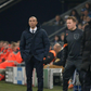 FC Schalke 04 - Chelsea London, v.l.Trainer Di Matteo (FC Schalke 04),Head Coach Trainer Jose Mourinho (FC Chelsea London)