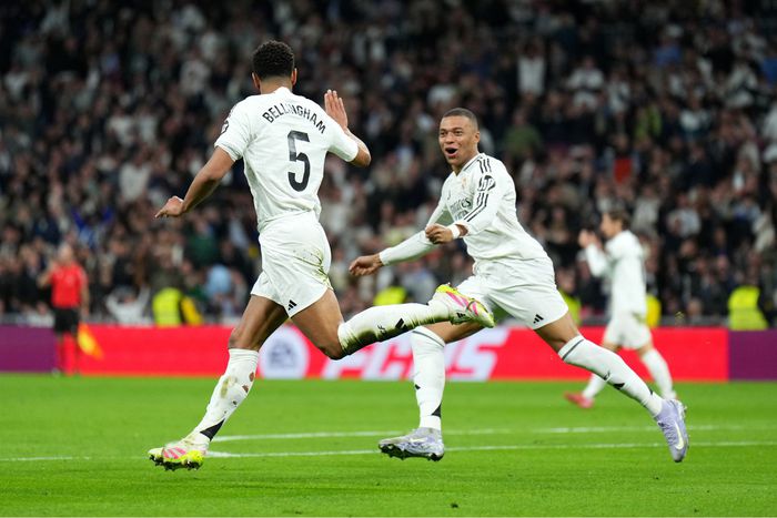 Arsenal vs Real Madrid. Jude Bellingham. Kylian Mbappe.