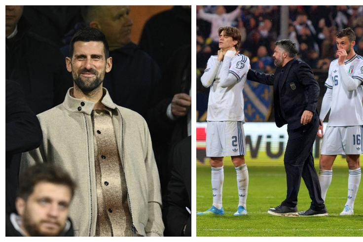 Djokovic celebrates as Bosnia and Herzegovina stun Italy