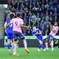 Alex Iwobi scores the equaliser for Everton