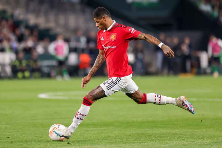 Manchester United striker Marcus Rashford