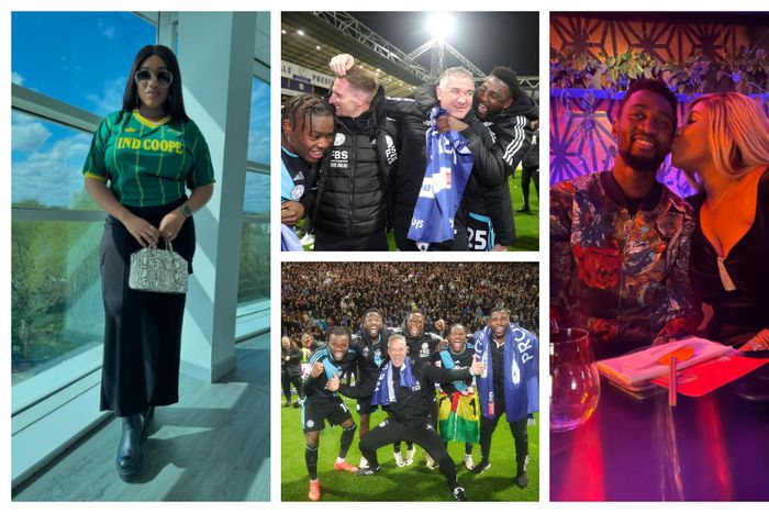 Ndidi's wife celebrates husband's Championship title