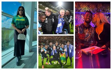 Ndidi's wife celebrates husband's Championship title and Premier League promotion in style