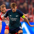 Konrad Laimer did an excellent jon marshalling Arsenal's Martin Odegaard during the UCL quarter-final clash || Image credit: Imago