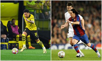 UCL: How only Lionel Messi has outdone Jadon Sancho in Europe