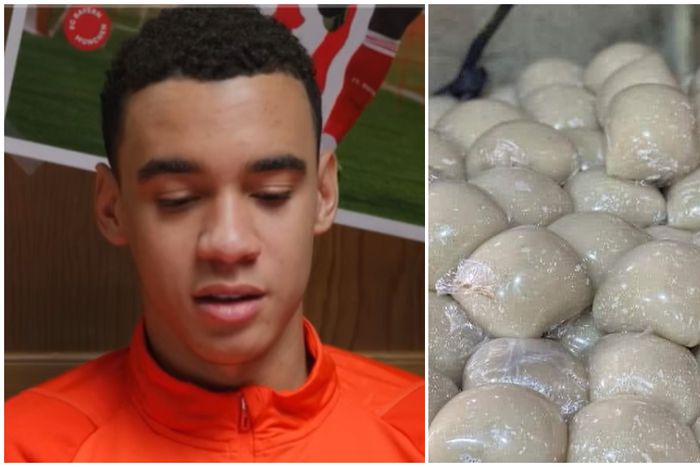 Jamal Musiala definitely loves his fufu.