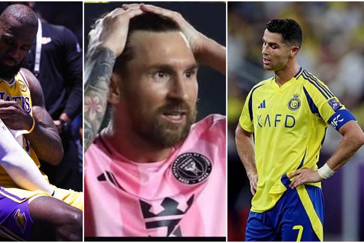 Sporting Apocalypse: Ronaldo, Messi, and LeBron James crash out in heartbreaking 24-hour catastrophe