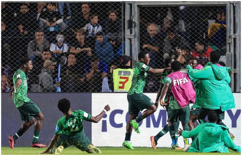 Nigeria finally avenges 2005 U20WC defeat vs Argetina.