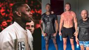 Watch Israel Adesanya wrestle hard with Logan Paul