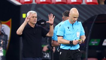 Angry Mourinho INSULTS referee Anthony Taylor in car park after Roma's Europa League final loss to Sevilla
