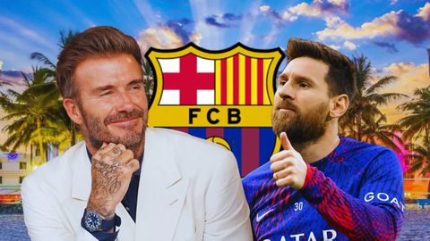 Barcelona team up with David Beckham in astonishing move to complete Messi deal
