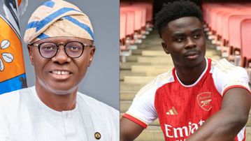 Bukayo Saka: Arsenal star reportedly to meet with Lagos State Governor Babajide Sanwo-Olu