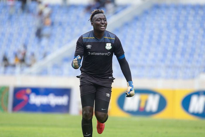 Zesco United goalkeeper Ian Otieno.
