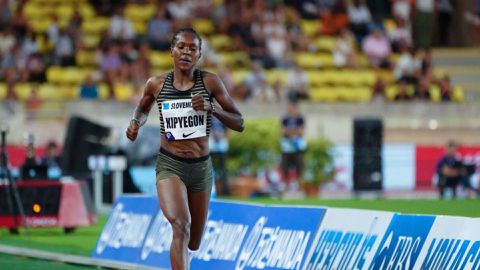 Olympic 1500m champion Faith Kipyegon enters new partnership with Nike