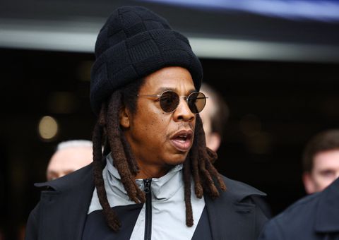 Jay Z at Wembley for the 2023/24 UCL final