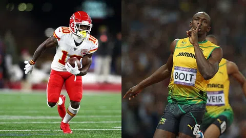 Usain Bolt responds to Shannon Sharpe's claims that Tyreek Hill could beat him in a 40-yard sprint