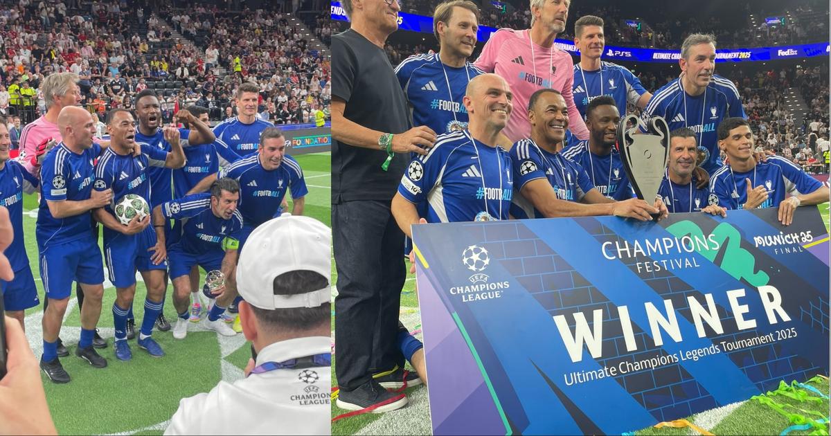 Munich is Blue - Mikel Obi bags Ultimate Champions Legends Tournament ...
