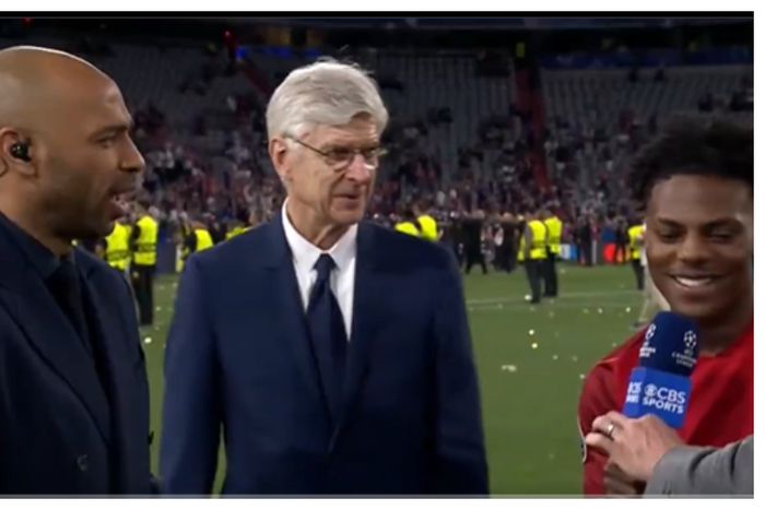 Wenger backs Henry against iShowSpeed