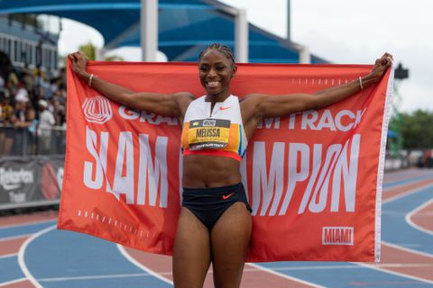 Melissa Jefferson-Wooden blasts to 100m world lead and tenth fastest time in world history at Grand Slam Track in Philadelphia