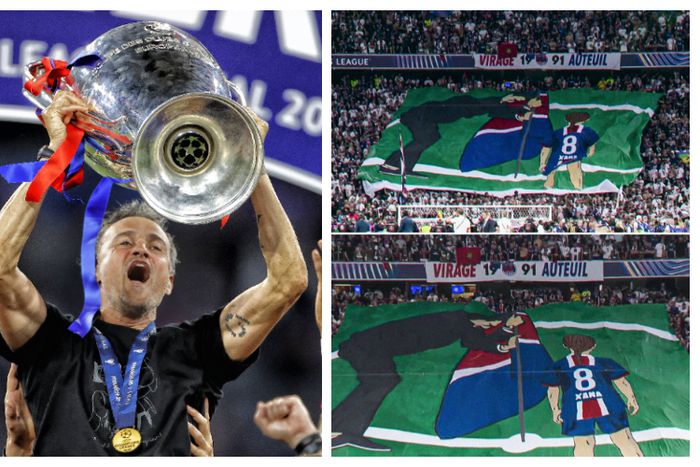 PSG fans honour Luis Enrique's late daughter Xana