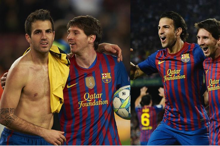 Fabregas: Messi celebrates former Barcelona star's retirement