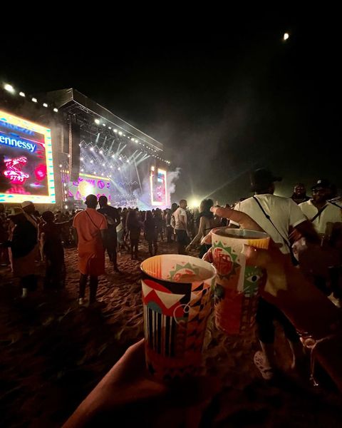 Stefanie Kim Ladewig attended Afro Nation in Portugal