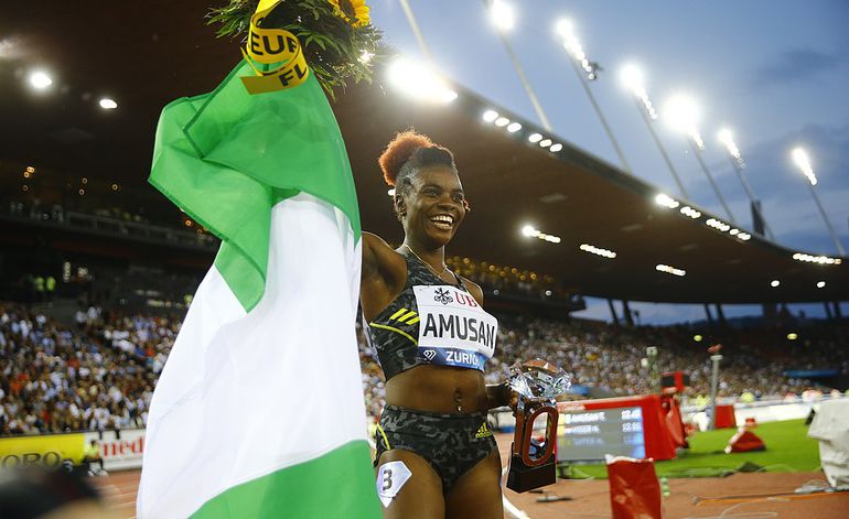 Tobi Amusan says whatever she runs on the track is her 100%