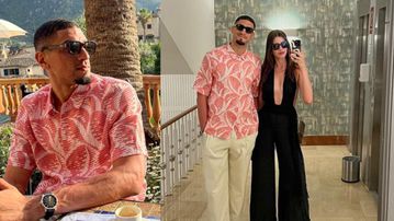 Leon Balogun: Super Eagles star shows off girlfriend Mayara Zamboni on vacation