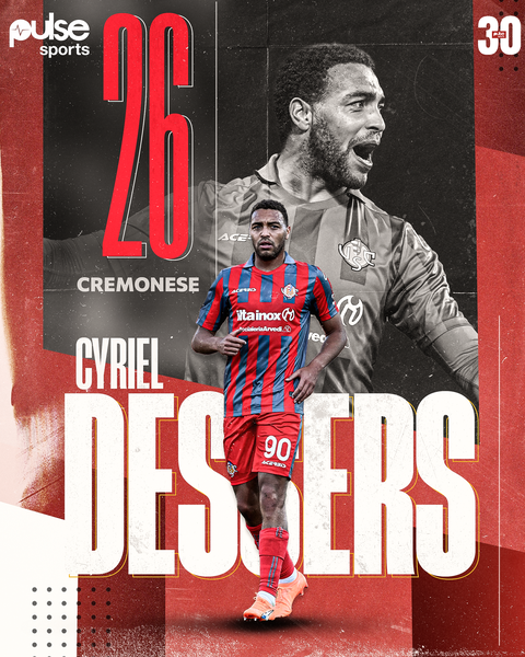 Cyriel Dessers is PulseSports30 #26