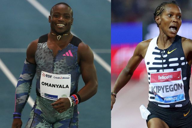 Ferdinand Omanyala and Faith Kipyegon